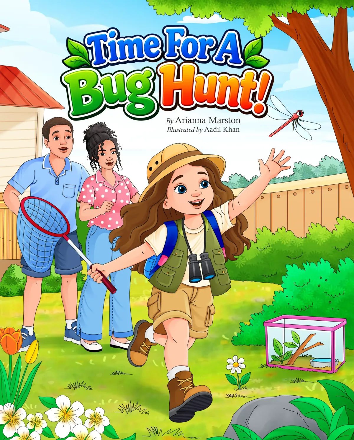 Adventure children's book cover design sample 1 by Kidillus