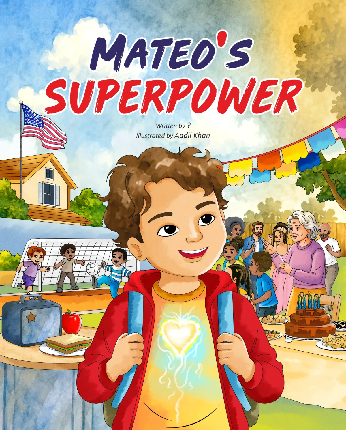 Fantasy children's book cover design sample 1 by Kidillus