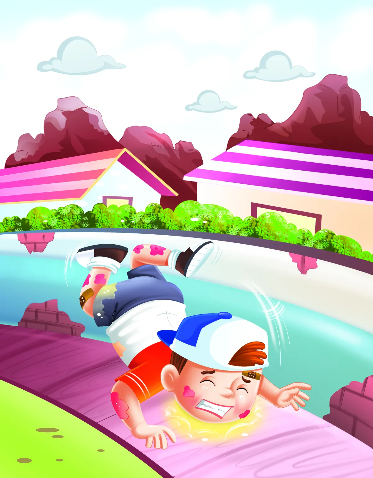 3D Rendered children's book illustration style sample 1 by Kidillus