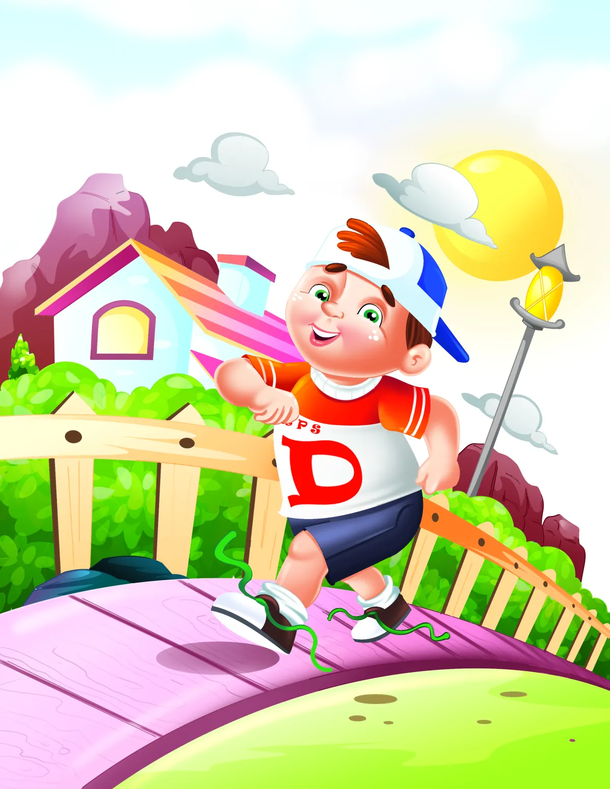 3D Rendered children's book illustration style sample 3 by Kidillus