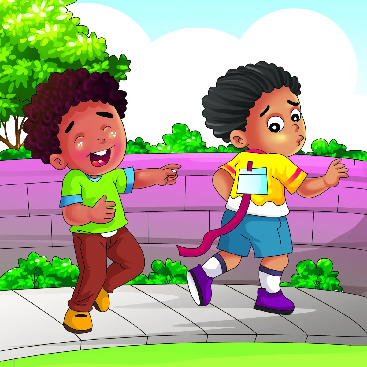 Solid / Bold Cartoon children's book illustration style sample 3 by Kidillus
