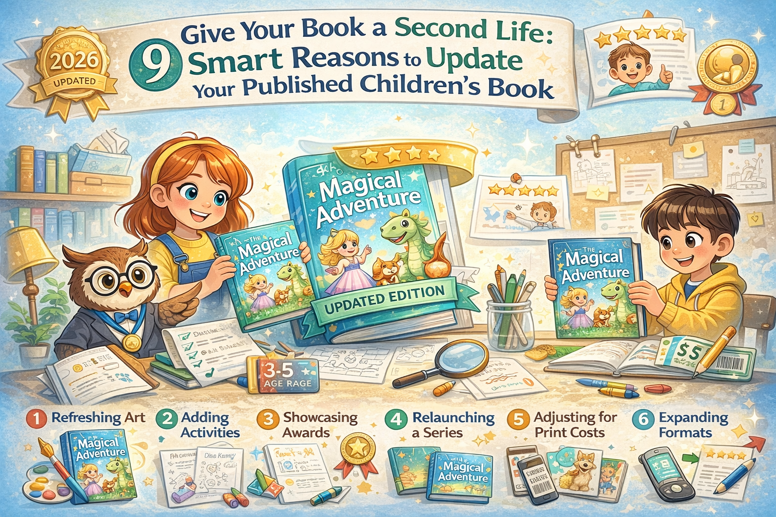 Give Your Book a Second Life: 9 Smart Reasons to Update Your Published Children's Book