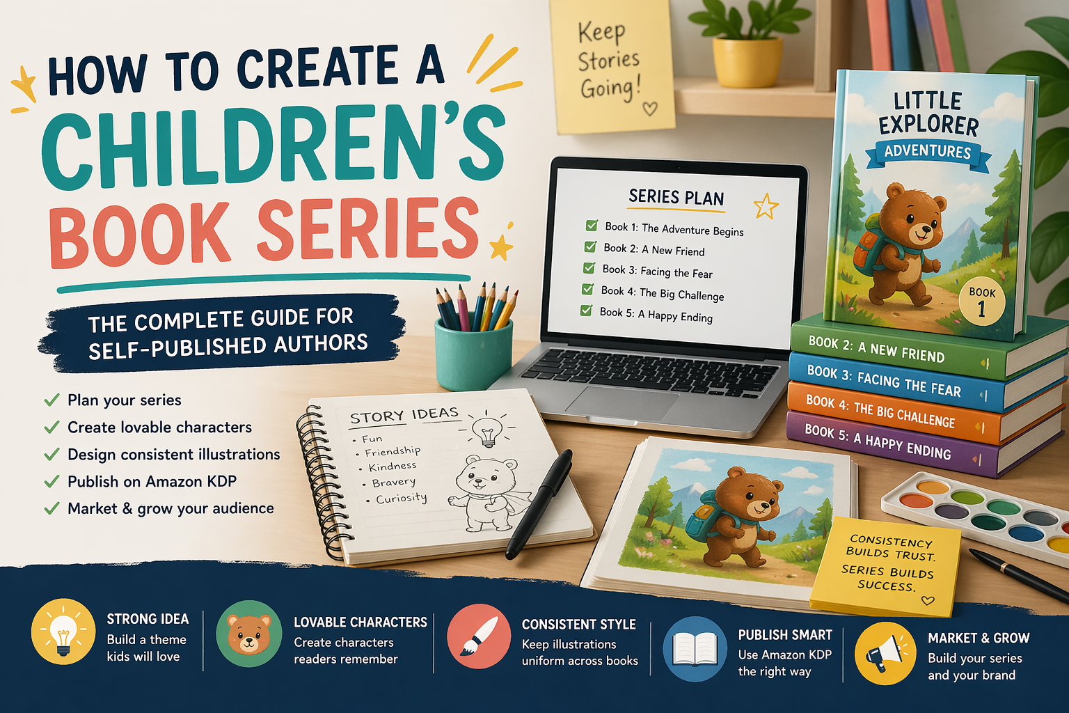 How to Create a Children's Book Series: The Complete Guide for Self-Published Authors