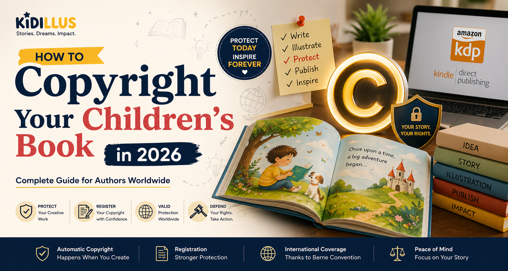 How to Copyright Your Children's Book in 2026 (Complete Guide for Authors Worldwide)