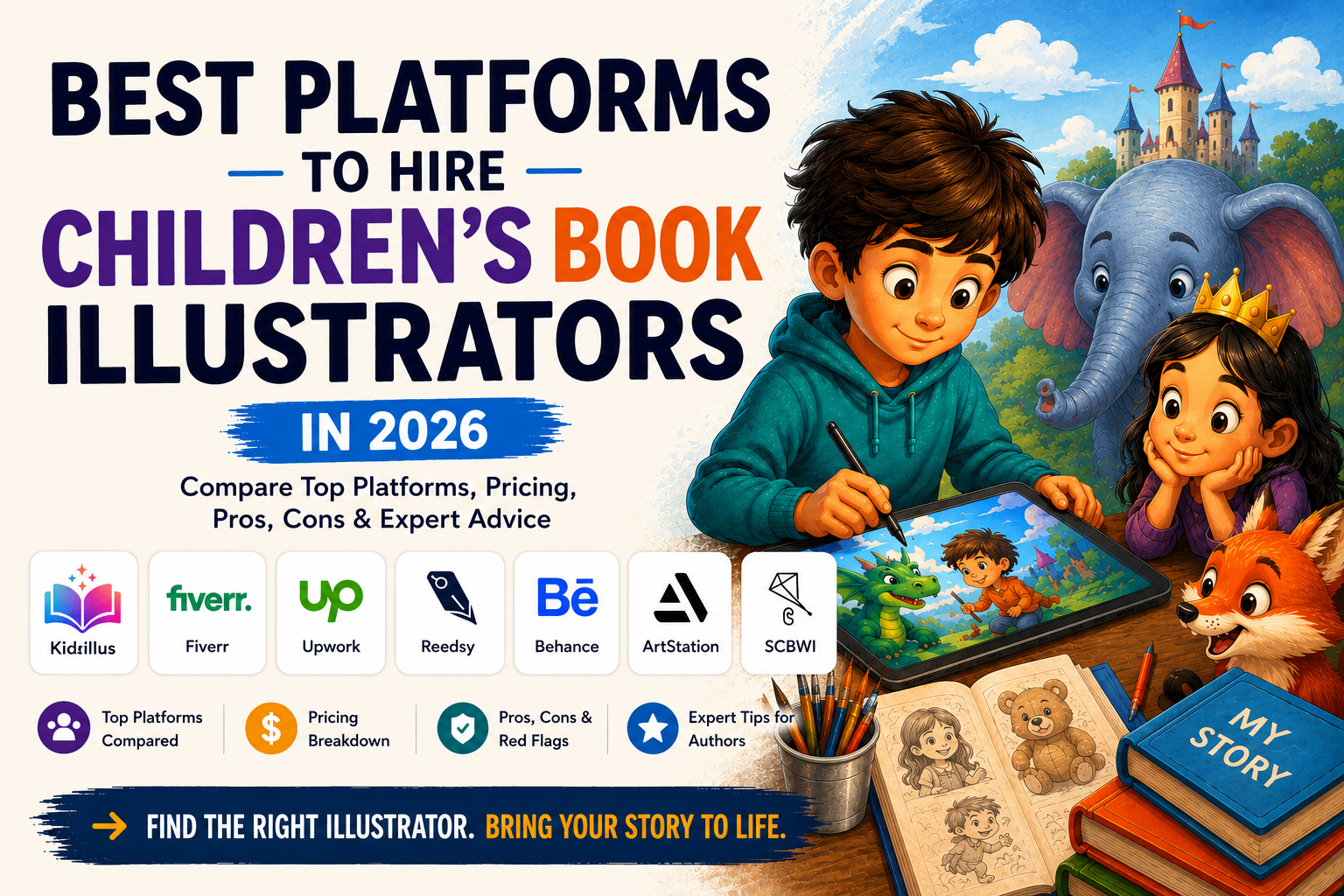 Best Platforms to Hire Children's Book Illustrators in 2026